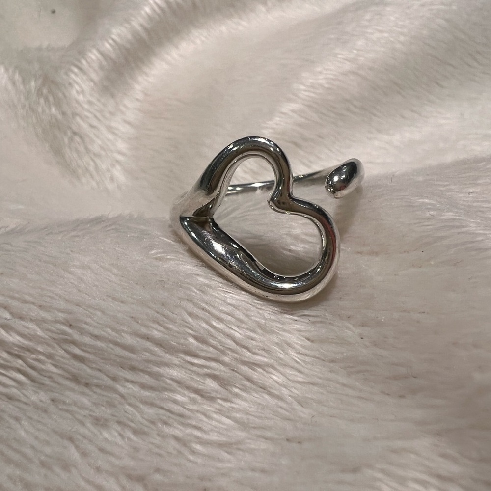 Tiffany & Co. Elsa Peretti Open Heart Ring 6